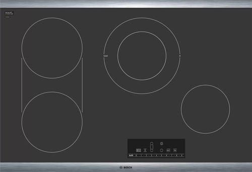 Bosch 30 Inch Smoothtop 4 Elements Electric 800 Series Cooktop NET8069SUC