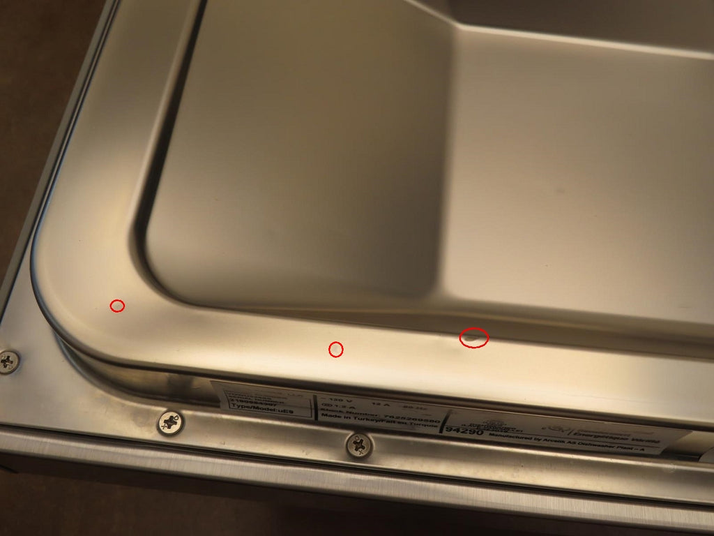 Viking VDWU524SS 24" LCD Control Panel 8 Cycles Quiet Clean Dishwasher