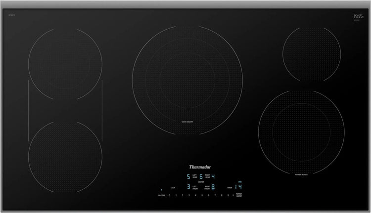 Thermador 36" Masterpiece Series 5 Elements Electric BLK Cooktop CET366YB