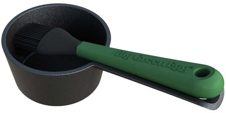 Big Green Egg® Cast Iron Sause Pot with Basting Brush