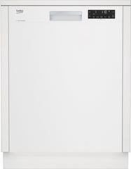 Beko 24" White Front Control Built In Dishwasher