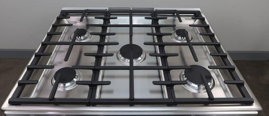 Bosch 800 Series 30" 5 Sealed Burners 9 Mode Slide-In SS Gas Range HGI8056UC