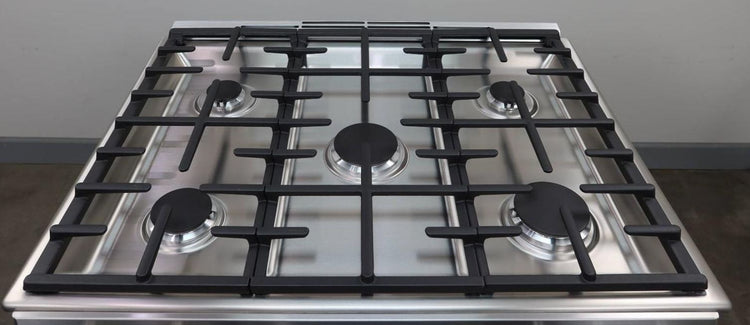 Bosch 800 Series 30" 5 Sealed Burners 9 Mode Slide-In SS Gas Range HGI8056UC