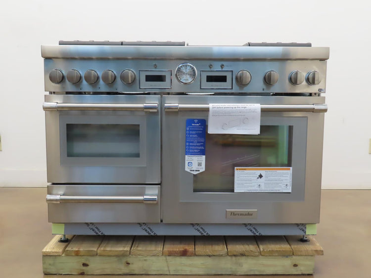 Thermador PRD48WDSGU 48" Pro Grand Home Connect Dual Fuel Range Stainless Steel