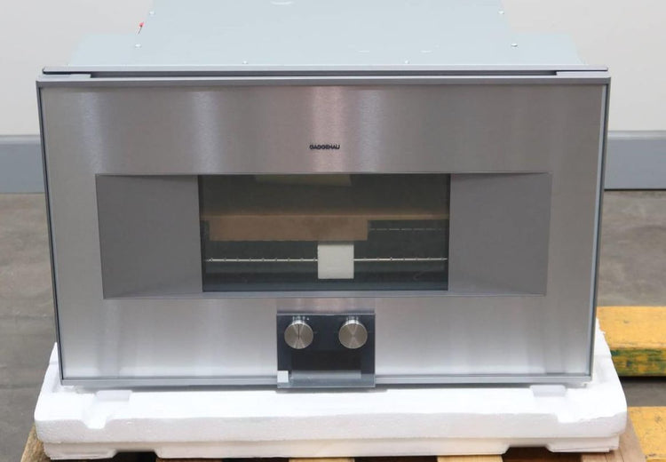 Gaggenau 30" Combi-Steam Smart 2.1 Cu.Ft 400 Series Electric Wall Oven BS485612