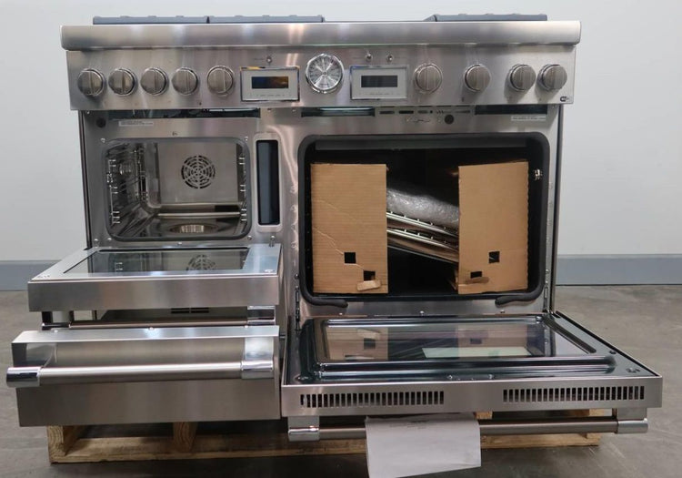 Thermador 48" Pro Grand Stainless Steel Home Connect Dual Fuel Range PRD48WDSGU