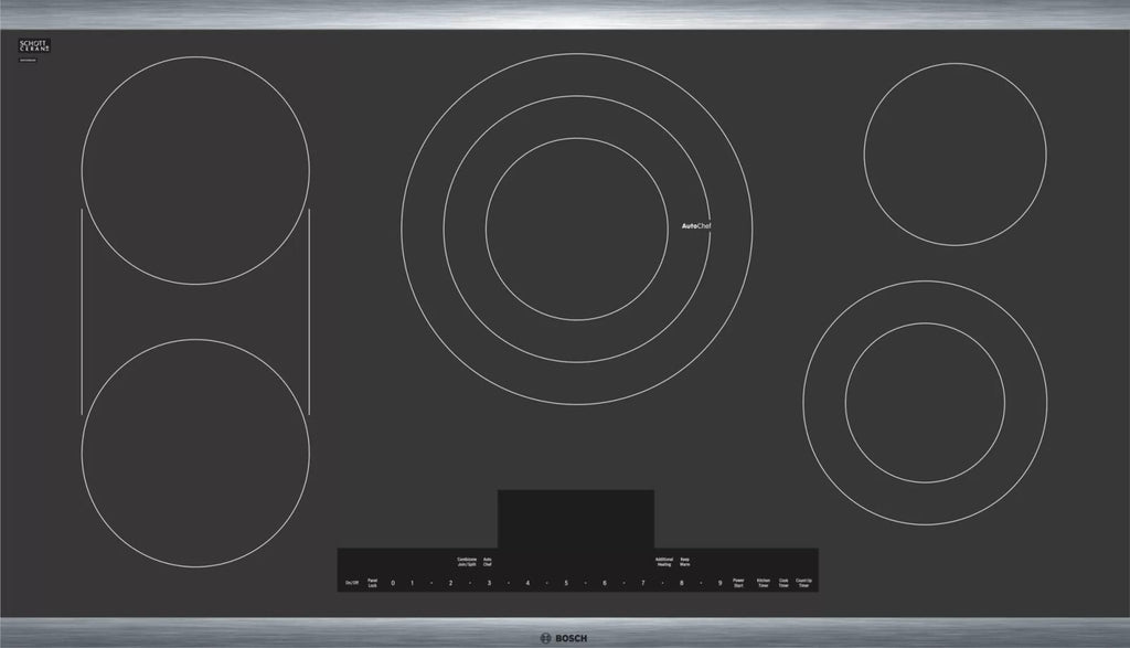 Bosch Benchmark Series 36" Ceramic 5 Elements Electric Cooktop NETP669SUC