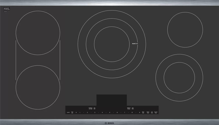 Bosch Benchmark Series 36" Ceramic 5 Elements Electric Cooktop NETP669SUC