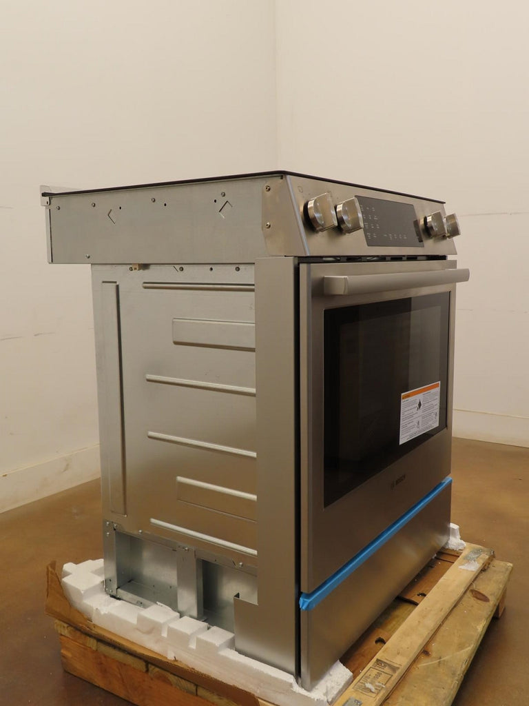Bosch 800 Series HEI8056U 30" Warming Zone Slide-In Electric Range Full Warranty
