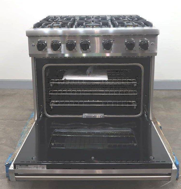 Viking '17 36" 5 Series 6 VSH™ Burner System Pro-Style Gas Range VGR5366BSS