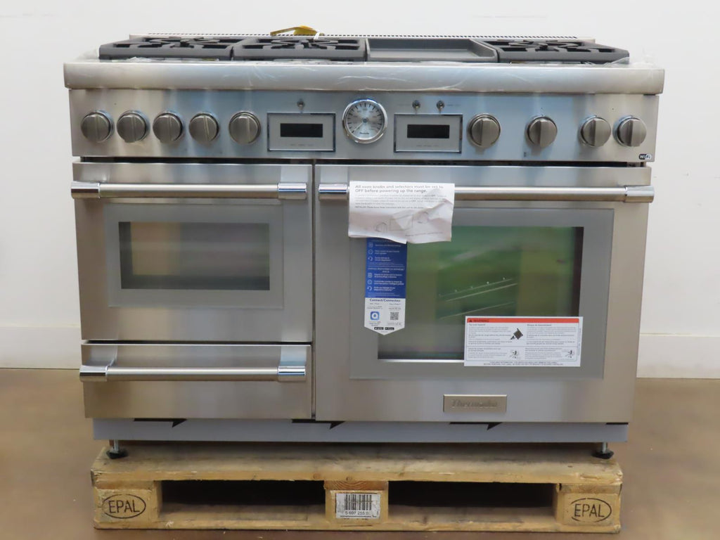 Thermador Pro Grand PRD48WDSGU 48" Home Connect Dual Fuel Range 2 year Warranty