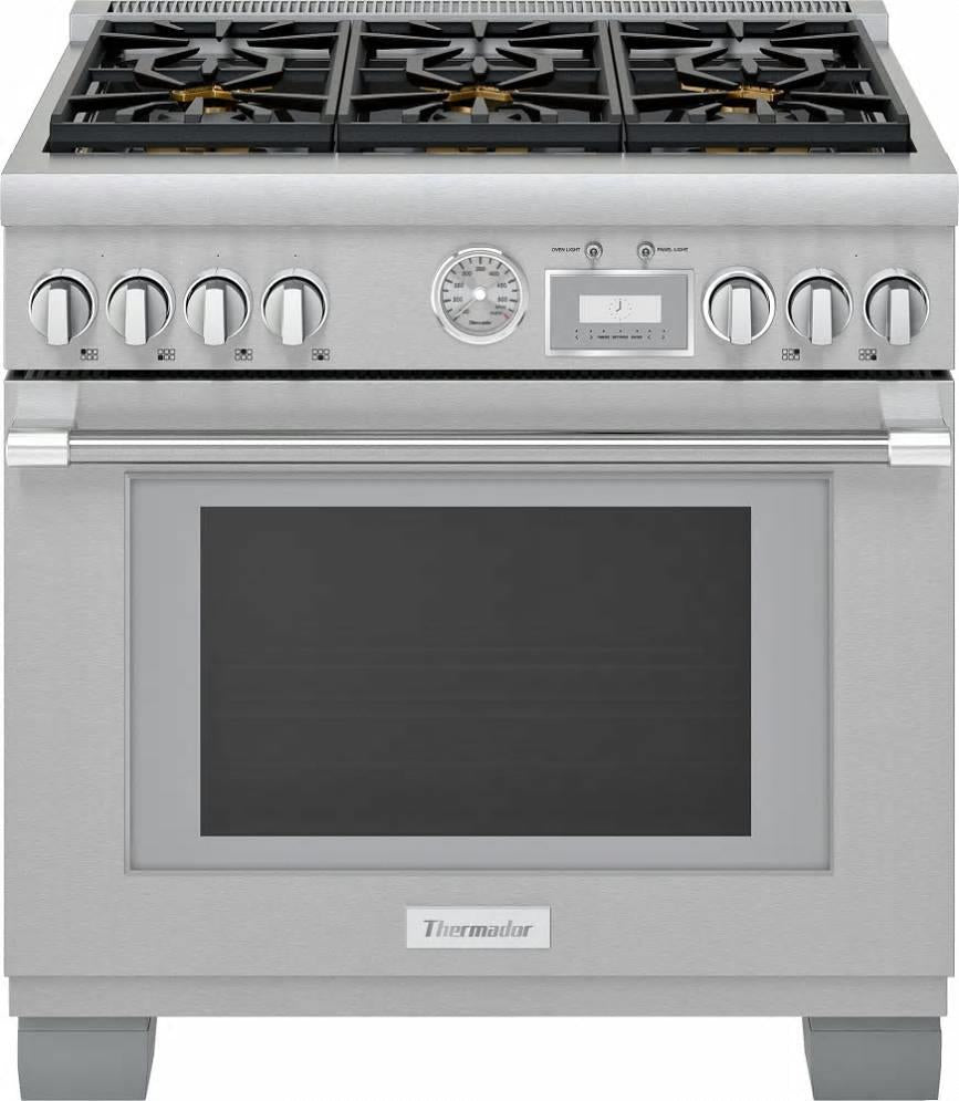 Thermador Pro Grand Professi. Series PRD366WGU 36" Dual Fuel Range Full Warranty