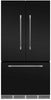 AGA Mercury 36" Matte Black Counter Depth French Door Refrigerator MMCFDR23MBL