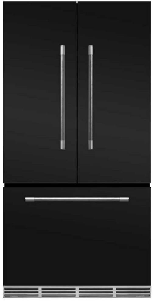 AGA Mercury 36" Matte Black Counter Depth French Door Refrigerator MMCFDR23MBL