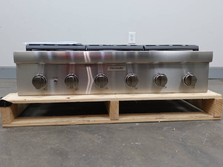 Thermador Professional Series 36" 6 Star Burner Stainless Gas Rangetop PCG366W