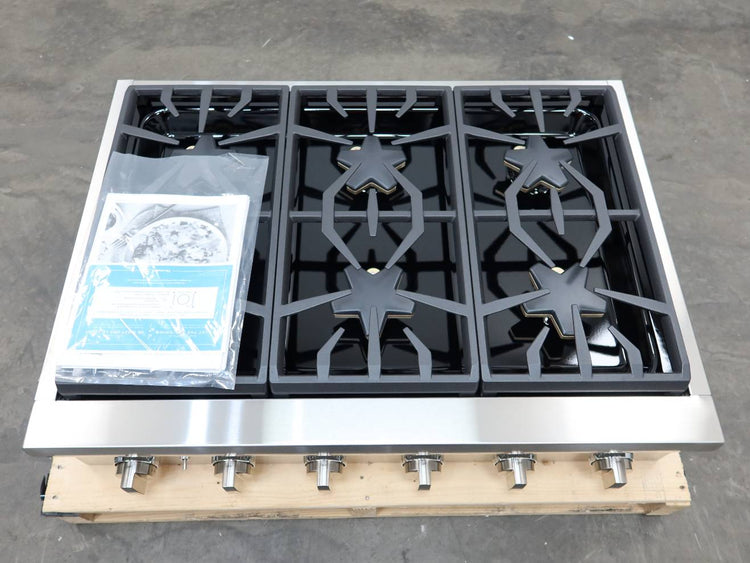 Thermador Professional Series 36" 6 Star Burner Stainless Gas Rangetop PCG366W