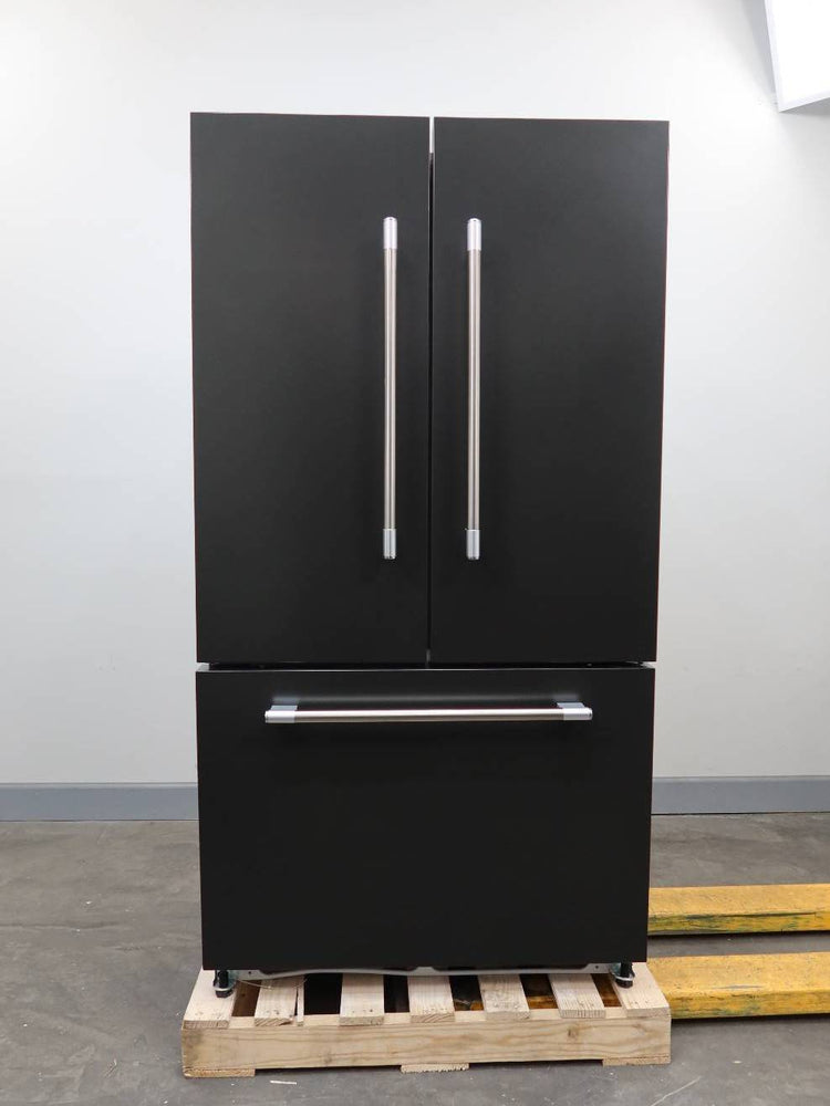 AGA Mercury 36" Matte Black Counter Depth French Door Refrigerator MMCFDR23MBL