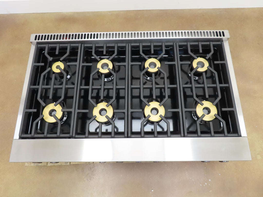 Viking 7 Series VRT7488BSS 48" 8 Elevation™ Burners Pro-Style Gas Rangetop