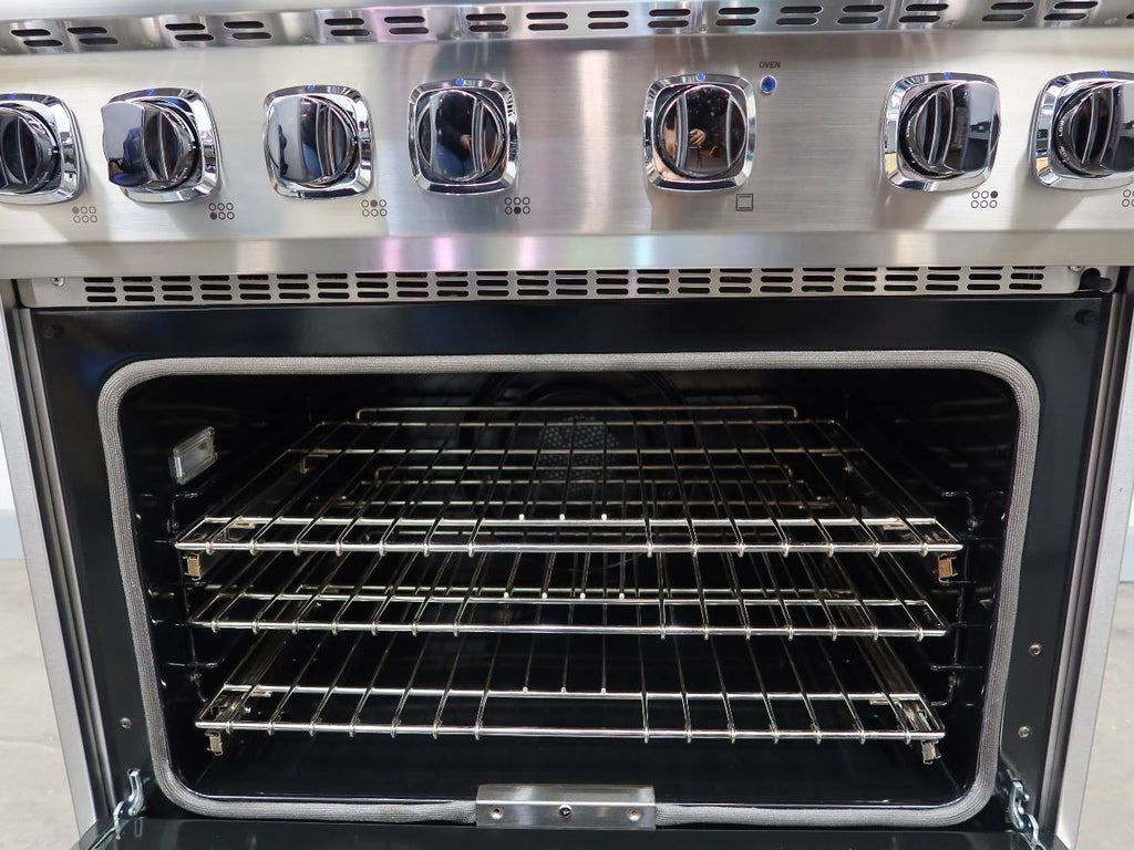 Viking 5 Series 36" Stainless Steel 2021 Pro flow Pro-Style Gas Range VGR5366BSS