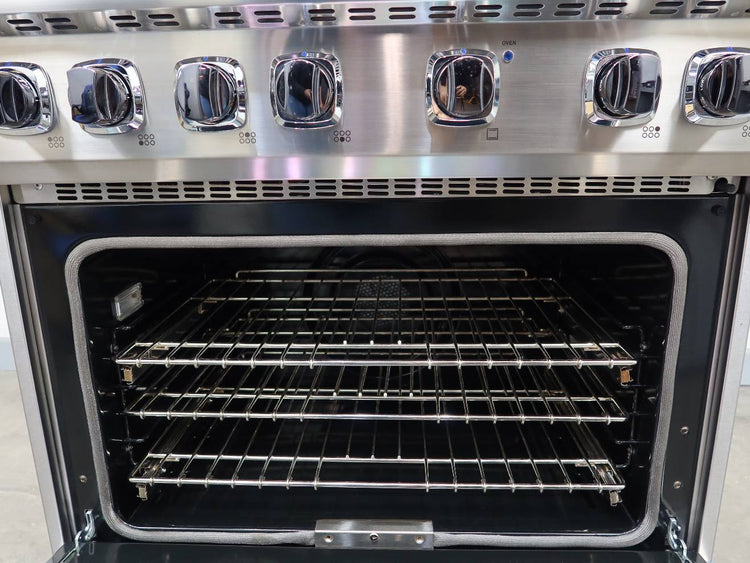 Viking 5 Series 36" Stainless Steel 2021 Pro flow Pro-Style Gas Range VGR5366BSS