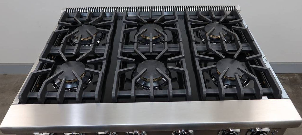 Viking 5 Series 36" Stainless Steel 2021 Pro flow Pro-Style Gas Range VGR5366BSS