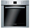Bosch 4 Inch Stainless Single Electric Convection 500 Series Wall Oven HBE5453UC - Alabama Appliance