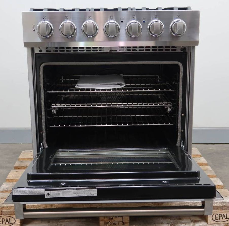 Viking 3 Series '22 30" 5 Burner SS Freestanding Dual Fuel Range RVDR33025BSS