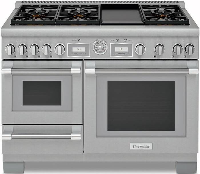 Thermador 48" SS Freestanding Professional Dual Fuel Smart Range PRD48WDSGU