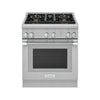 Thermador 30 Inch Stainless Freestanding Professional Dual Fuel Range PRD304WHU