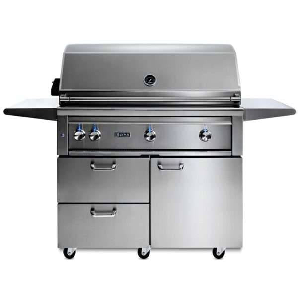 Lynx Professional Grill Series 42" 1 Trident Burner Freestanding Grill L42TRFLP