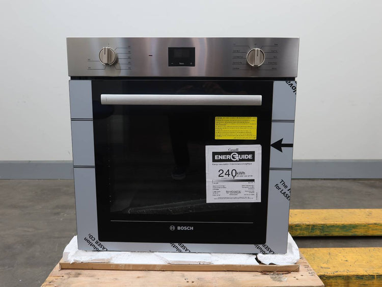 Bosch 500 Series 4 Inch Stainless Single Convection Electric Wall Oven HBE5453UC