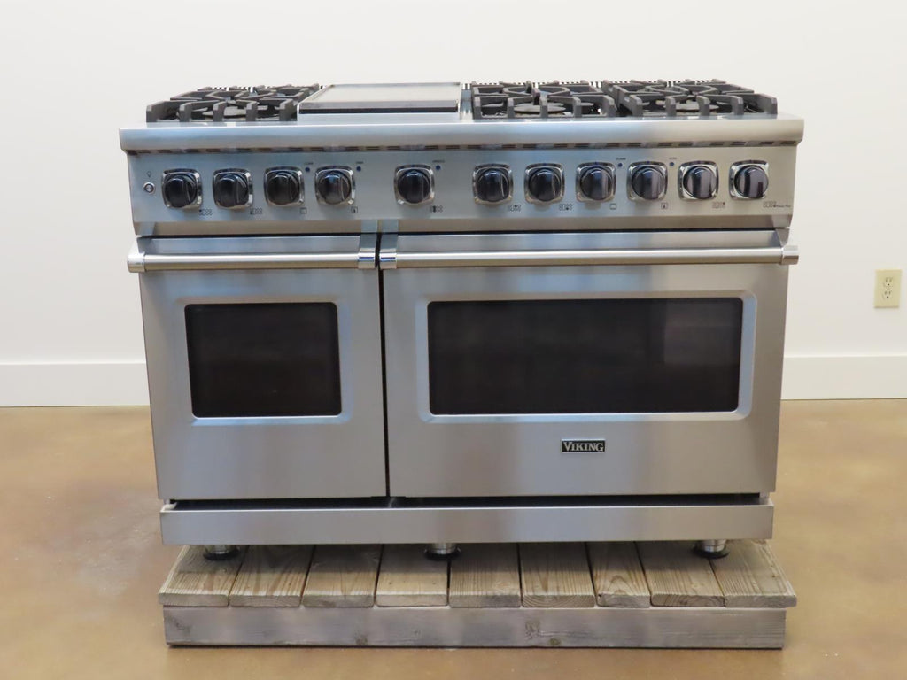 Viking Professional  5 Series VDR5486GSS 48" Freestanding Dual Fuel Range