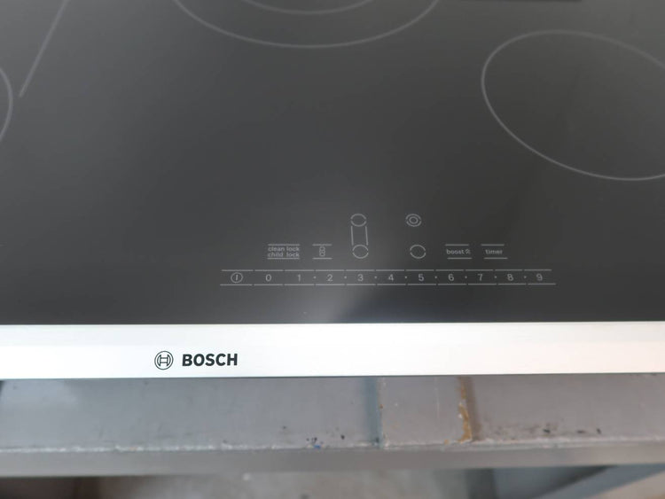 Bosch 30" 800 Series Ceramic Glass 4 Element BLK Electric Cooktop NET8069UC