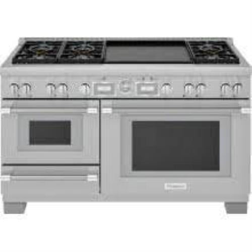 Thermador 48"  Stainless Steel Home Connect Dual Fuel Pro Grand Range PRD48WDSGU