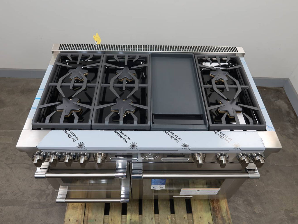 Thermador 48"  Stainless Steel Home Connect Dual Fuel Pro Grand Range PRD48WDSGU