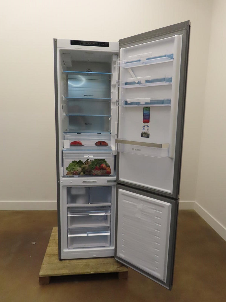 Bosch 800 Series B24CB80ESB 24" Freestanding Smart Black Glass Refrigerator