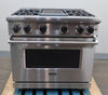 Viking 7 Series 36" 2021 SS Freestanding Professional Gas Range VGR73624GSS