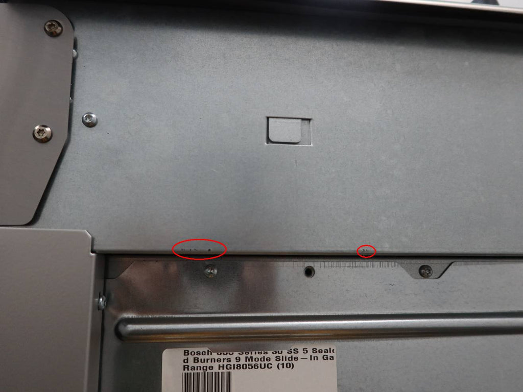 Bosch 800 Series HGI8056UC 30" S.S 5 Sealed Burners 9 Mode Slide-In Gas Range