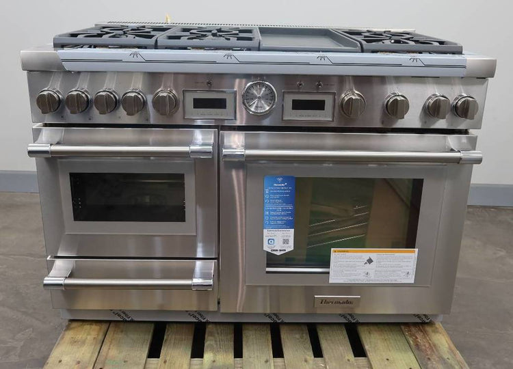 Thermador 48"  Stainless Steel Home Connect Dual Fuel Pro Grand Range PRD48WDSGU