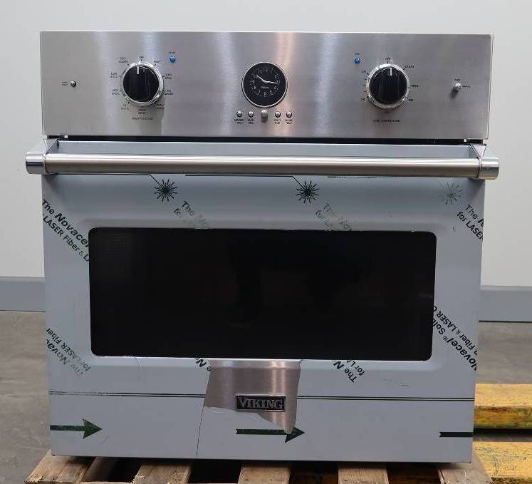 Viking 5 Series 30" 4.7 cu.ft TruConvec 2021 Single Wall SS Oven VSOE530SS