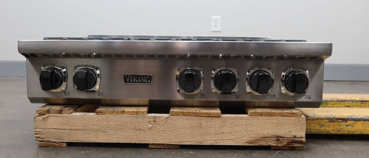 Viking 7 Series 36" 2021 Stainless 6 Elevation Burners Gas Rangetop VRT7366BSS (PRICE) (USED)