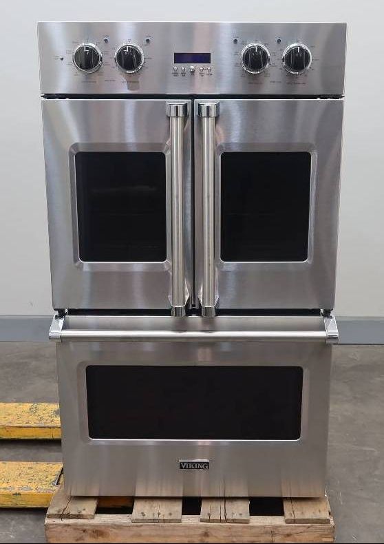 Viking Professional Serie 7 '21 30" 9.4 Cu.Ft Double French-Door Oven VDOF7301SS