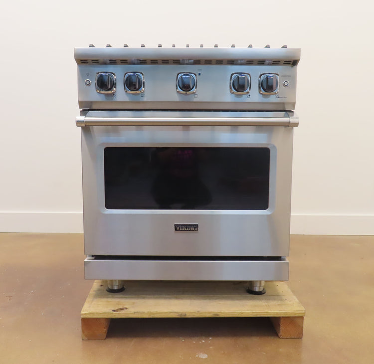 Viking Professional 5 Series 30" 4 Burners Gas Range VGR5304BSS 2021 Model