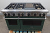 Viking 7 Serie 48" Pro-Style '21 Blackforest Green Natural Gas Range VGR74826GBF