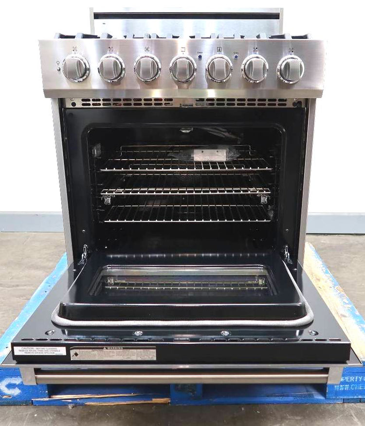 Viking 3 Series 2021 30" 5 Sealed Burners Freestanding Gas Range RVGR33025BSS