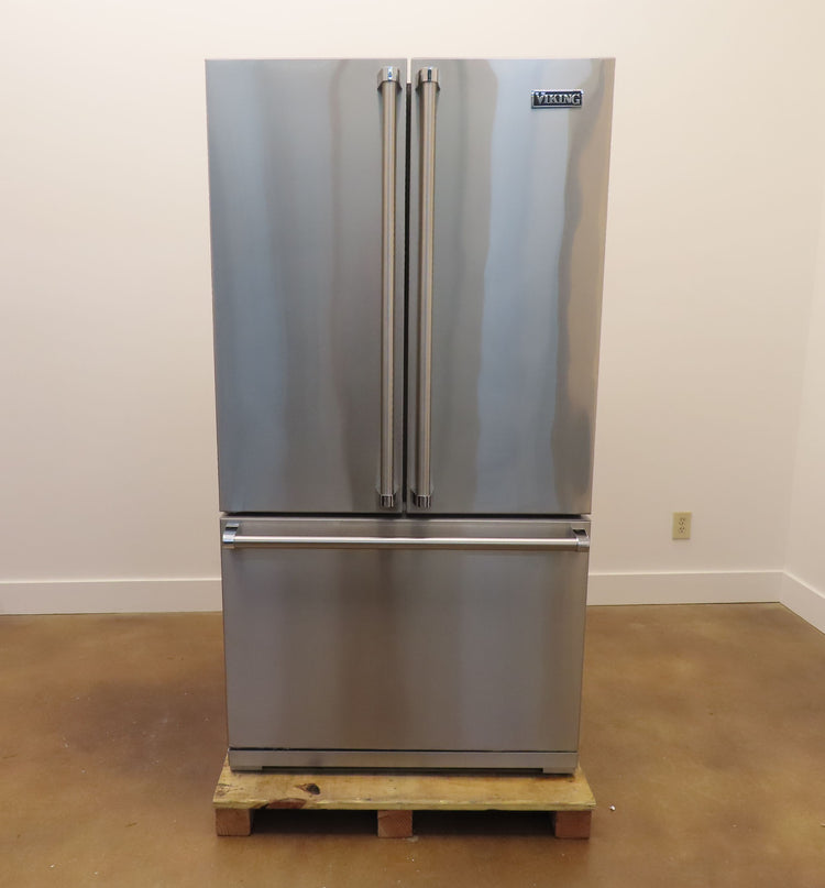 Viking 3 Series RVRF3361SS 36" Counter Depth French-Door Refrigerator 2021 Model