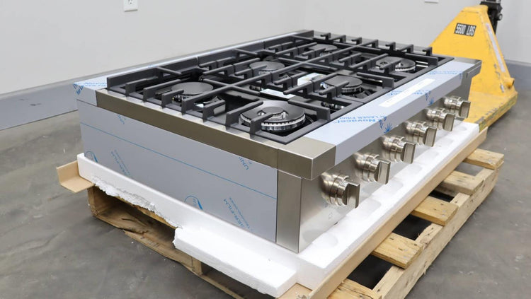 Bosch 36" 6 Sealed Burners Gas Slide-In Stainless 800 Series Rangetop RGM8658UC