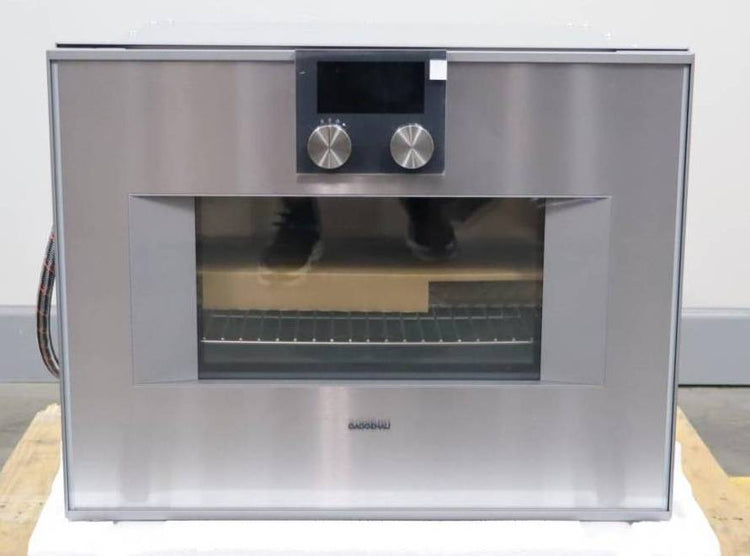 Gaggenau 2.1 Cu.Ft. 24" Single Combi-Steam Smart Electric Wall Oven BS471612