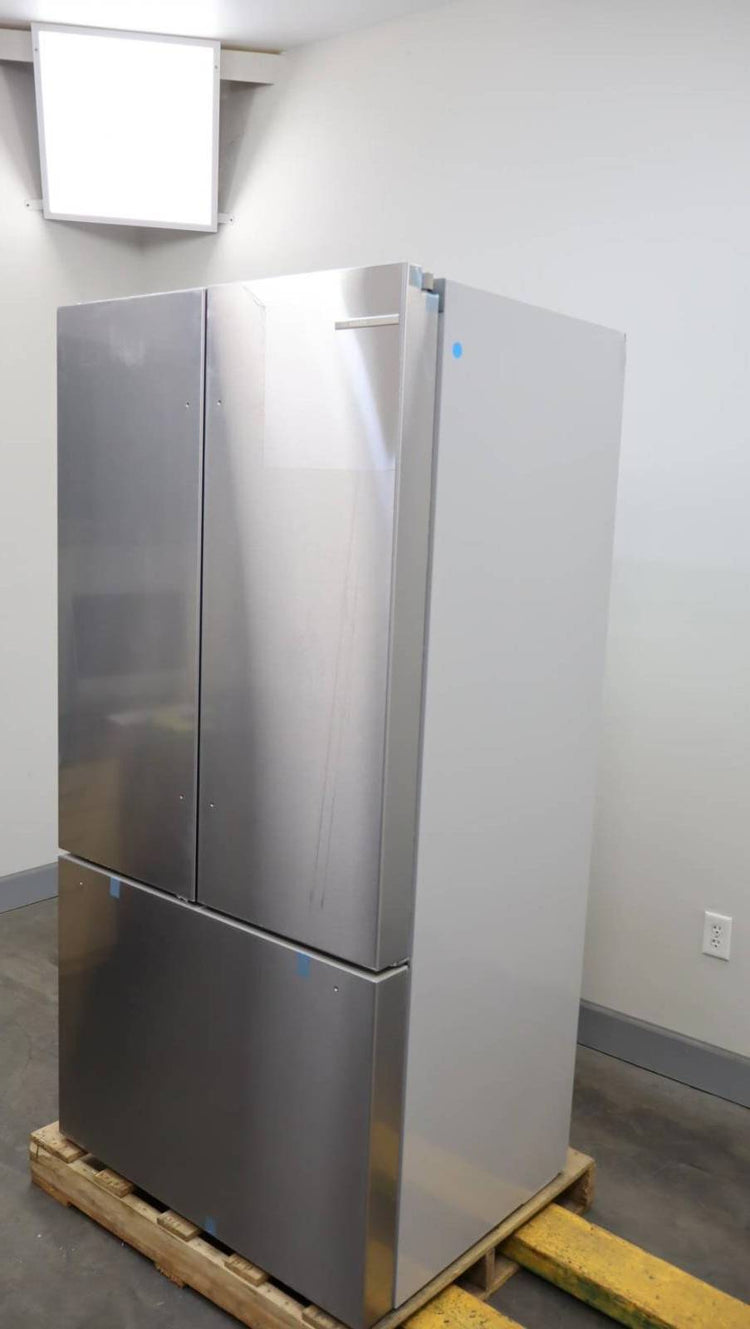 Bosch 800 Series 36" LED 21 cu.ft. Smart French Door SS Refrigerator B36CT80SNS