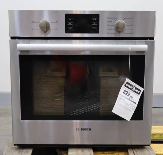 Bosch 500 Series 30" 4.6 Convectional SS Single Electric Wall Oven HBL5351UC